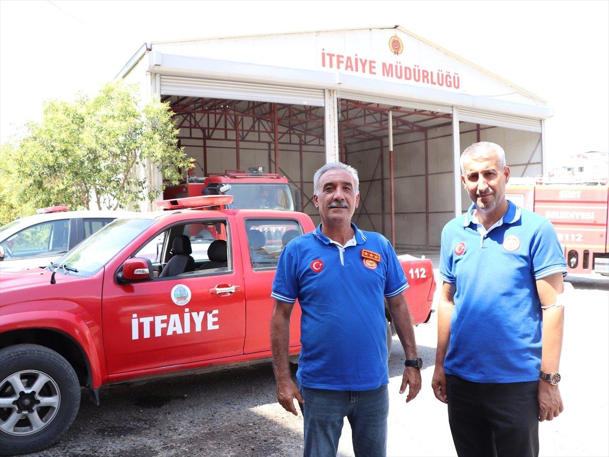 Siirtli itfaiyeciler, Antalya'daki yangınlarda yaşadıklarını anlattı