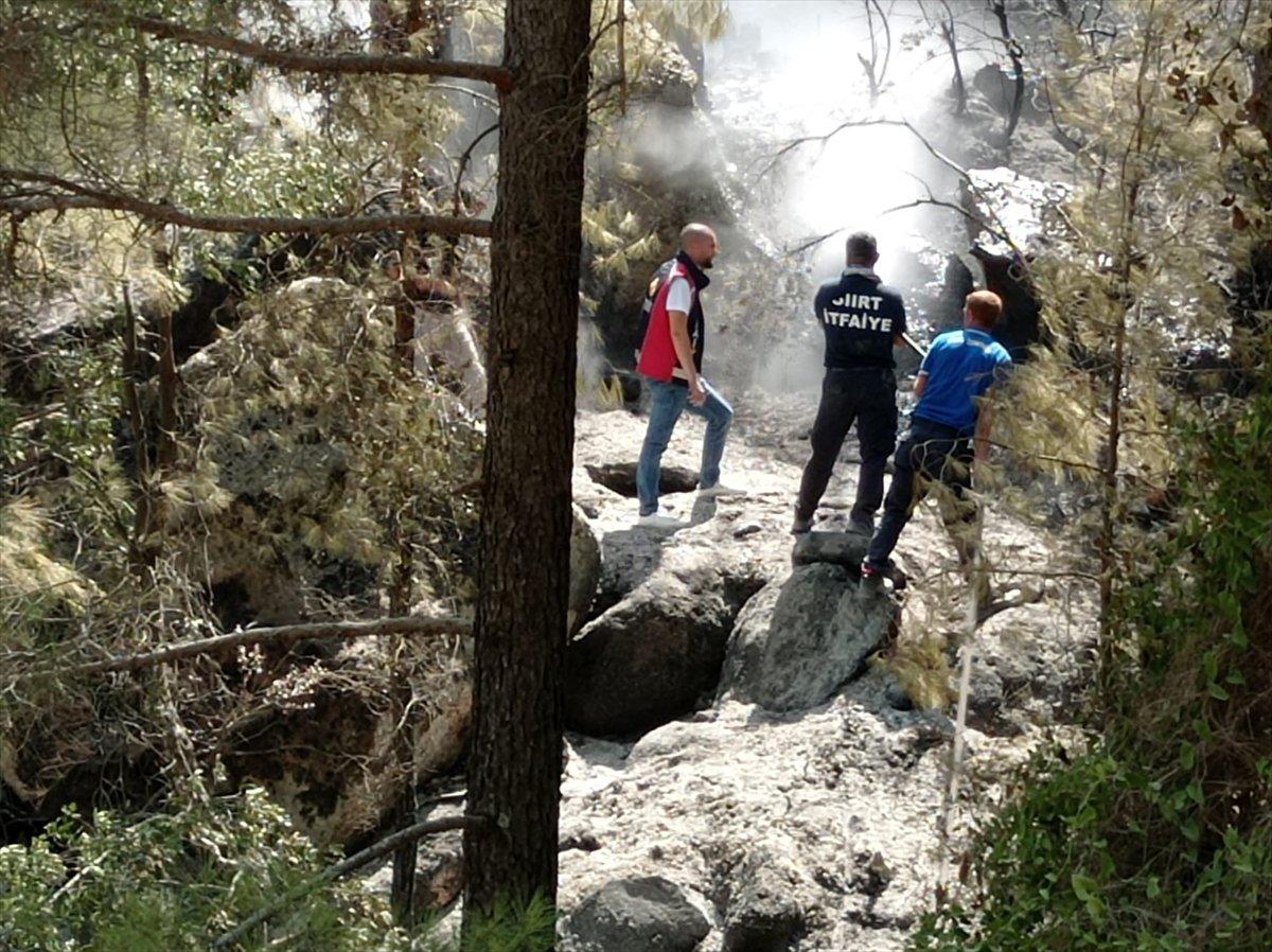 Siirtli itfaiyeciler, Antalya'daki yangınlarda yaşadıklarını anlattı