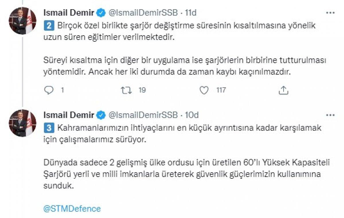 Mehmetçik'in mermisi yüksek kapasiteli şarjörle ikiye katlandı