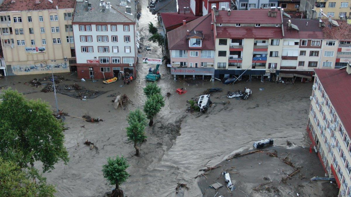 Kastamonu'da sel felaketinden geriye kalanlar