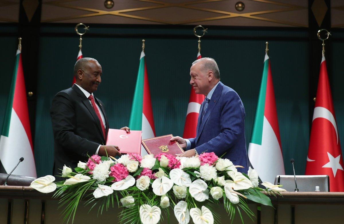 Cumhurbaşkanı Erdoğan'dan Sudan Devlet Başkanı ile ortak açıklama