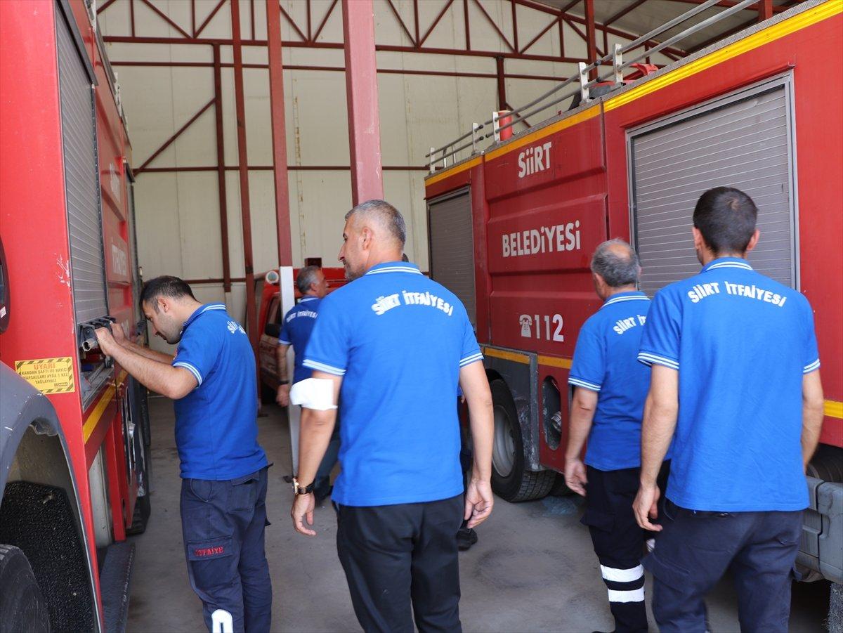 Siirtli itfaiyeciler, Antalya'daki yangınlarda yaşadıklarını anlattı