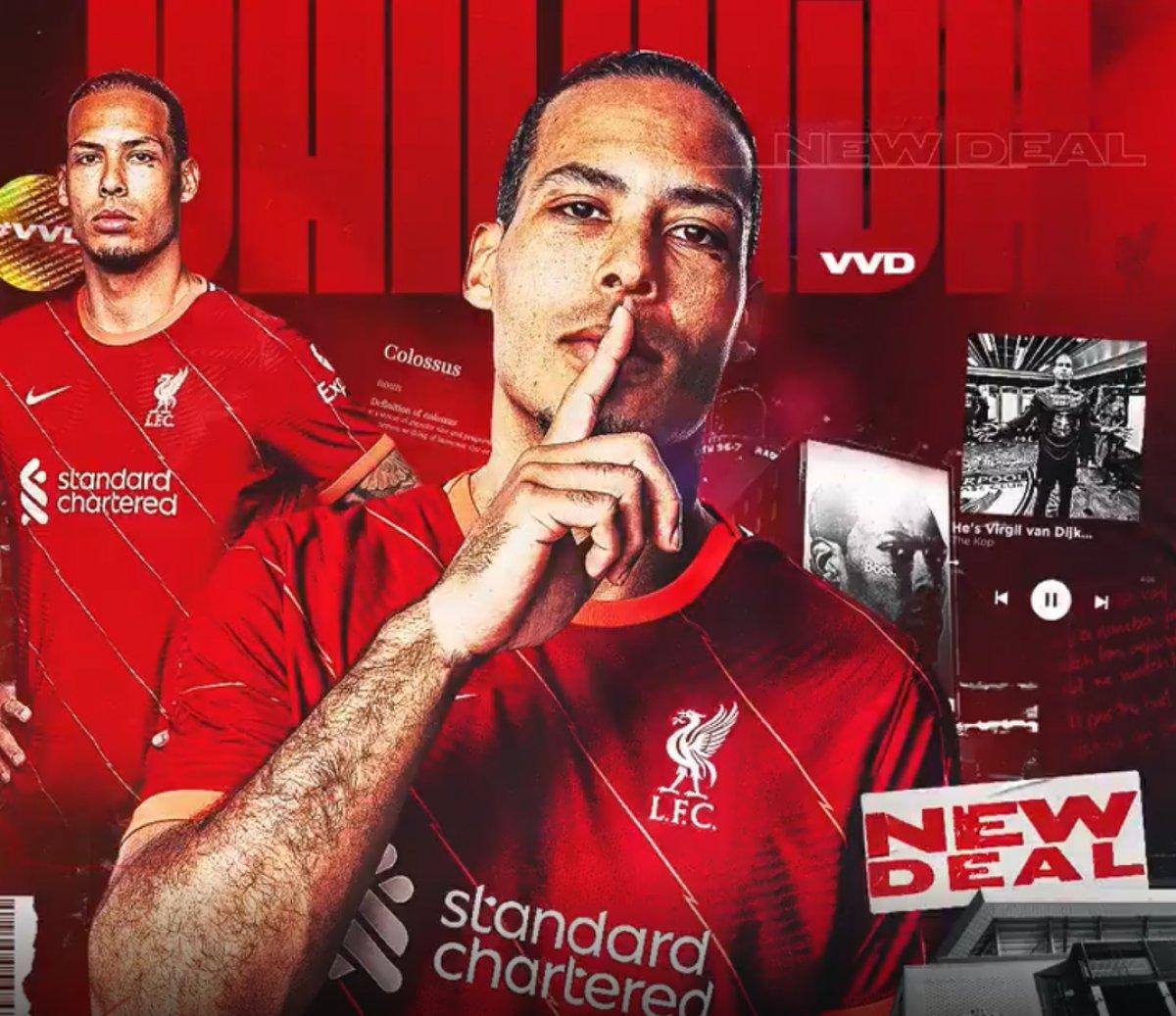 Van Dijk'tan 4 yıllık imza