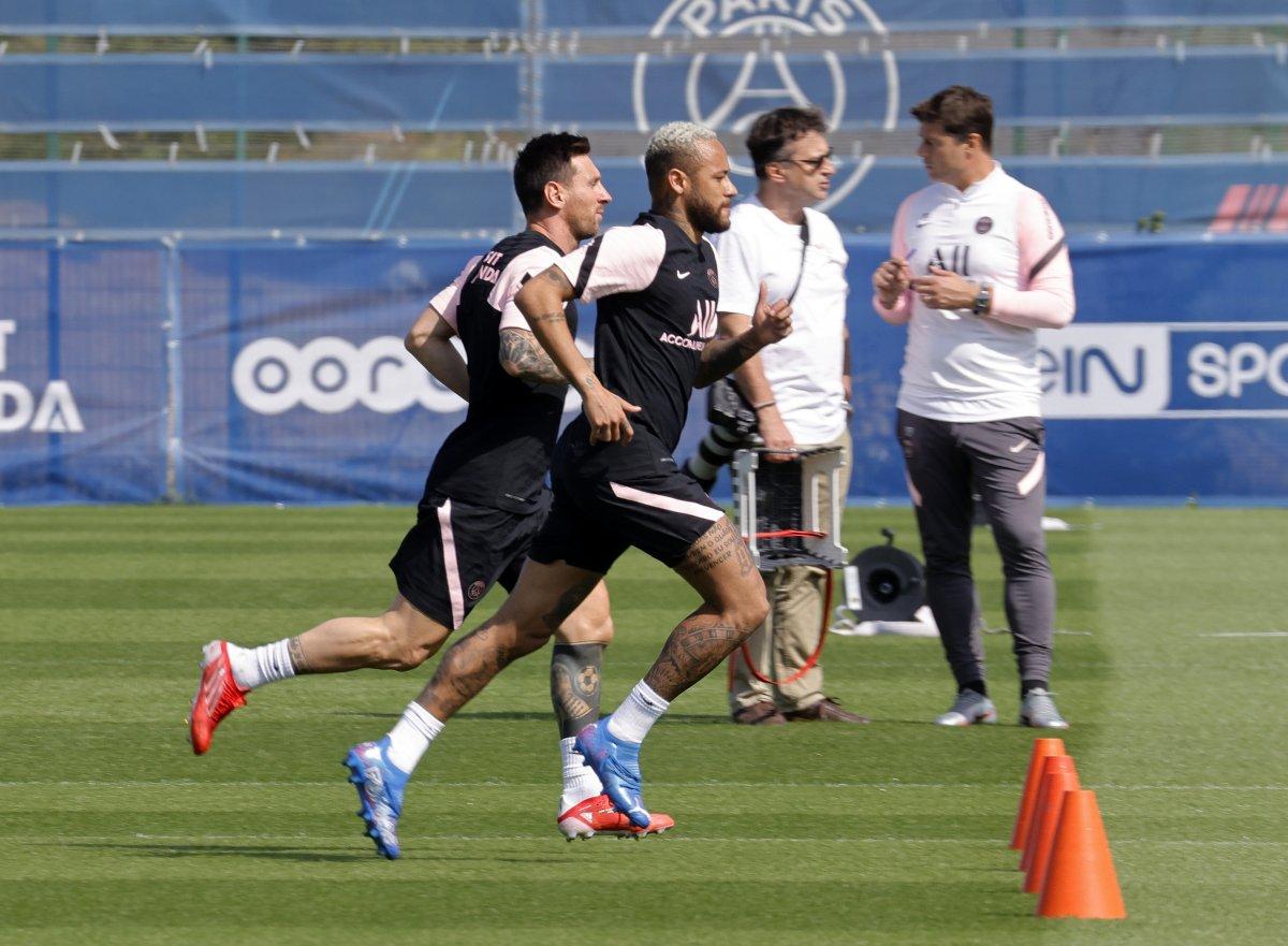 Lionel Messi'nin antrenmanda eğlenceli anları