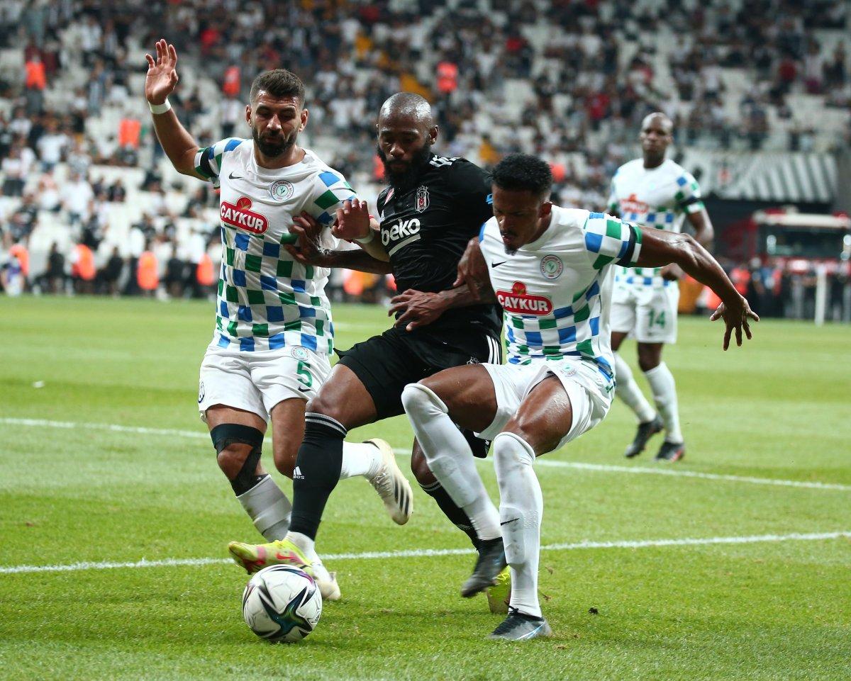 Beşiktaş, Rizespor'u 3 golle geçti