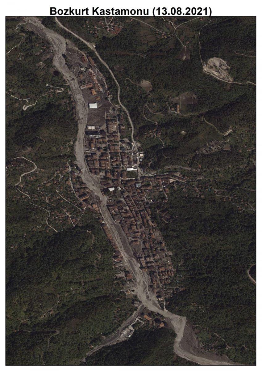 Sel felaketinin yaşandığı bölgeler uzaydan görüntülendi