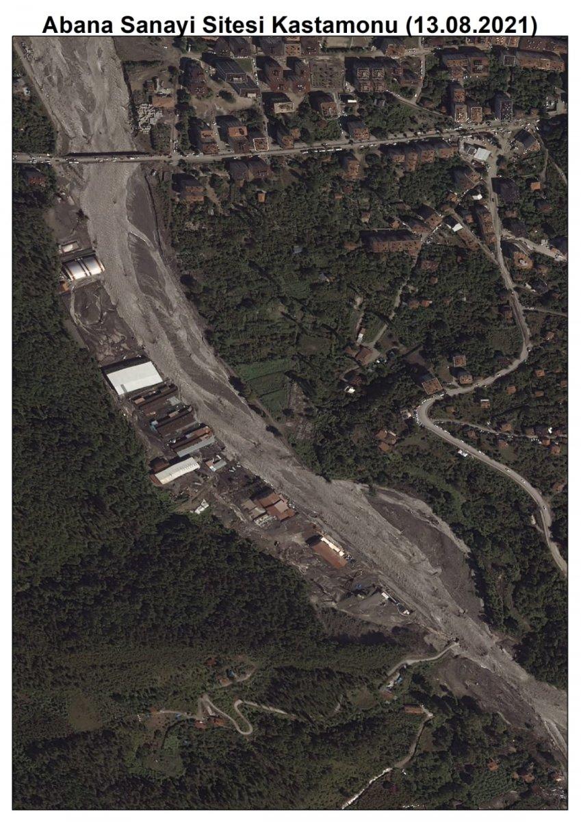 Sel felaketinin yaşandığı bölgeler uzaydan görüntülendi