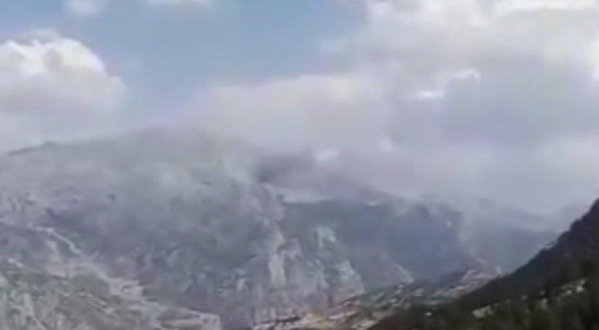 Kahramanmaraş'ta yangın söndürme uçağı düştü