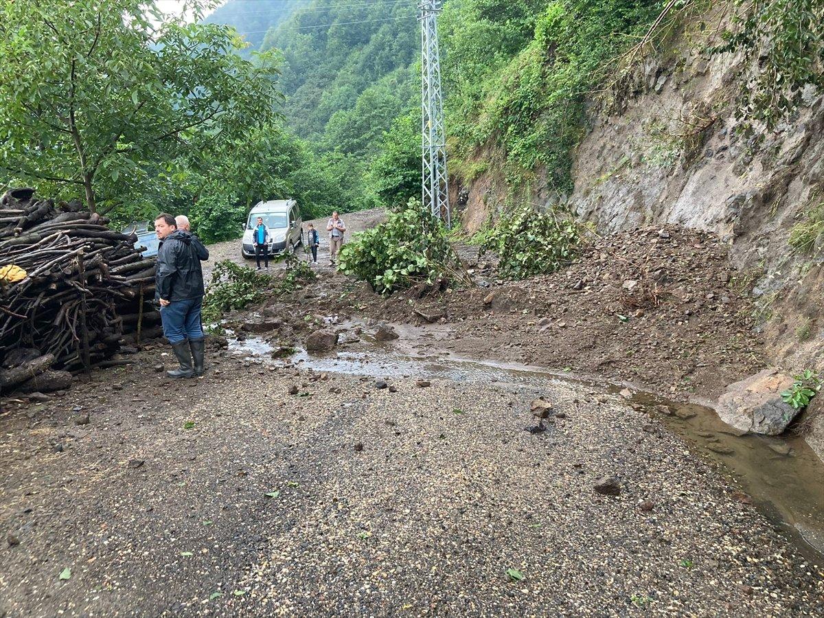 Ordu'da heyelan riskine karşı evler boşaltıldı