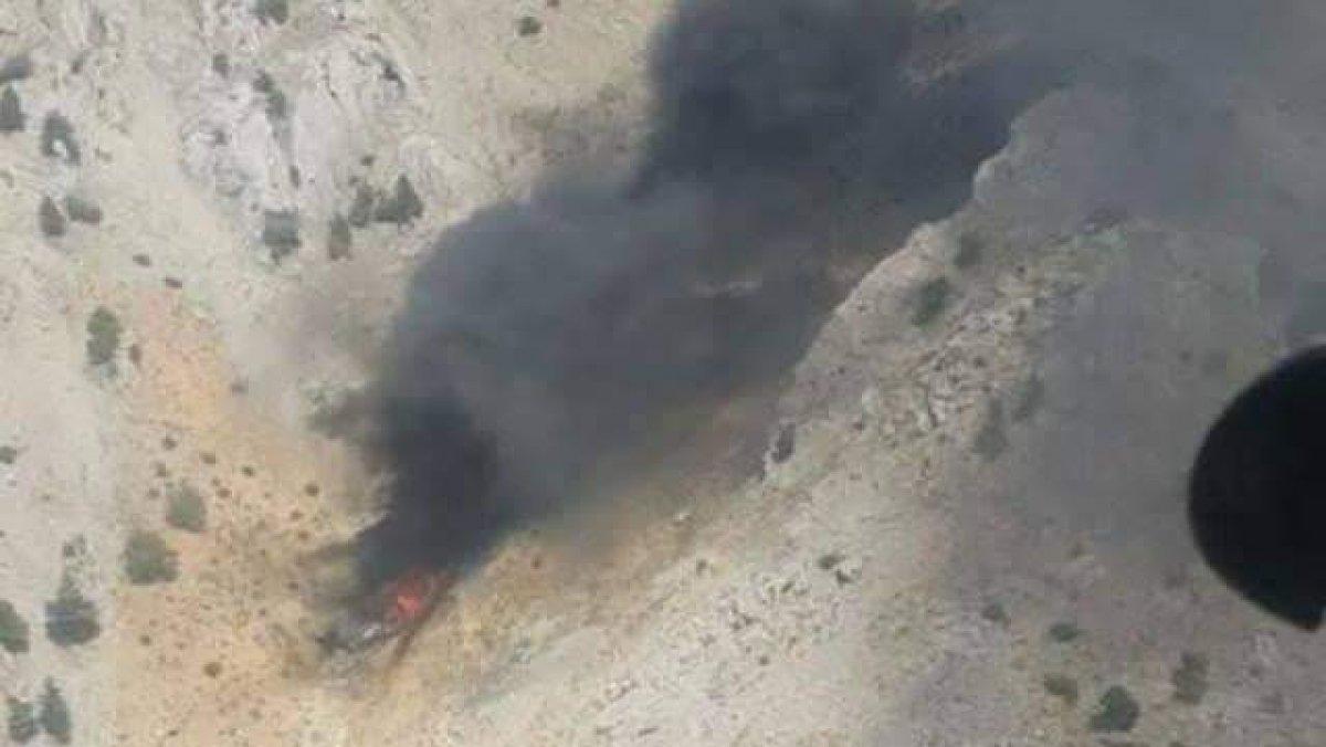 Kahramanmaraş'ta yangın söndürme uçağı düştü