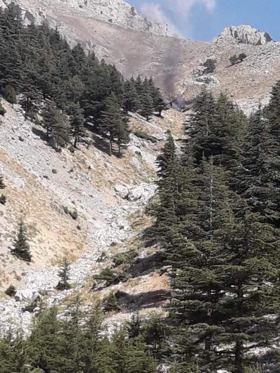 Kahramanmaraş'ta yangın söndürme uçağı düştü