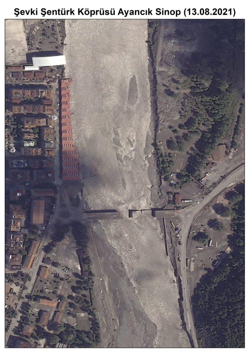 Sel felaketinin yaşandığı bölgeler uzaydan görüntülendi