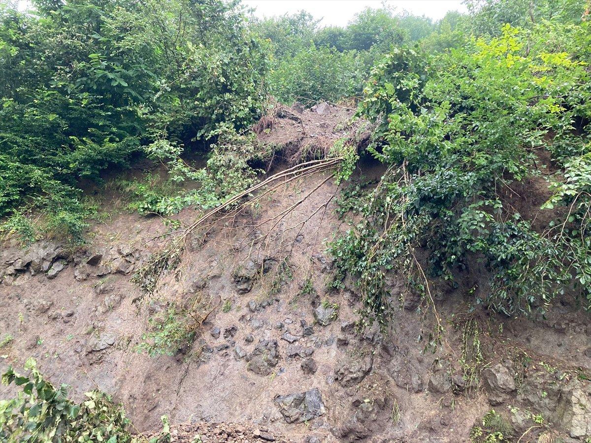 Ordu'da heyelan riskine karşı evler boşaltıldı