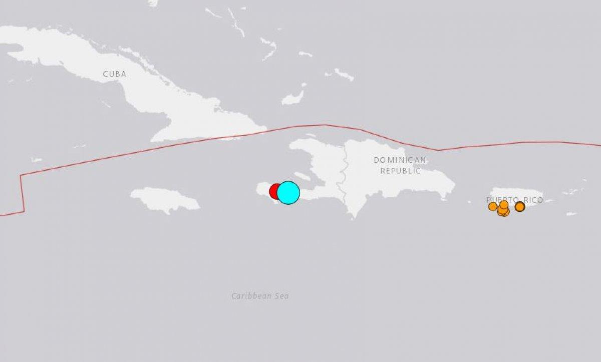 Haiti açıklarında 7,2 büyüklüğünde deprem
