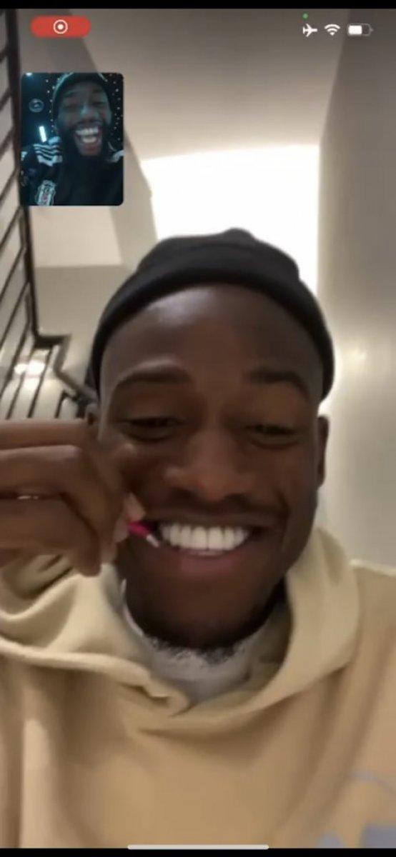 Batshuayi, Nkoudou ile görüştü