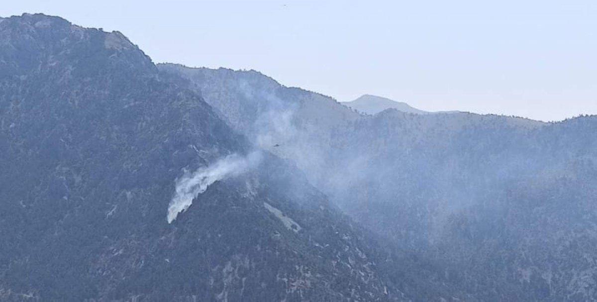 Kahramanmaraş'ta yangın söndürme uçağı düştü
