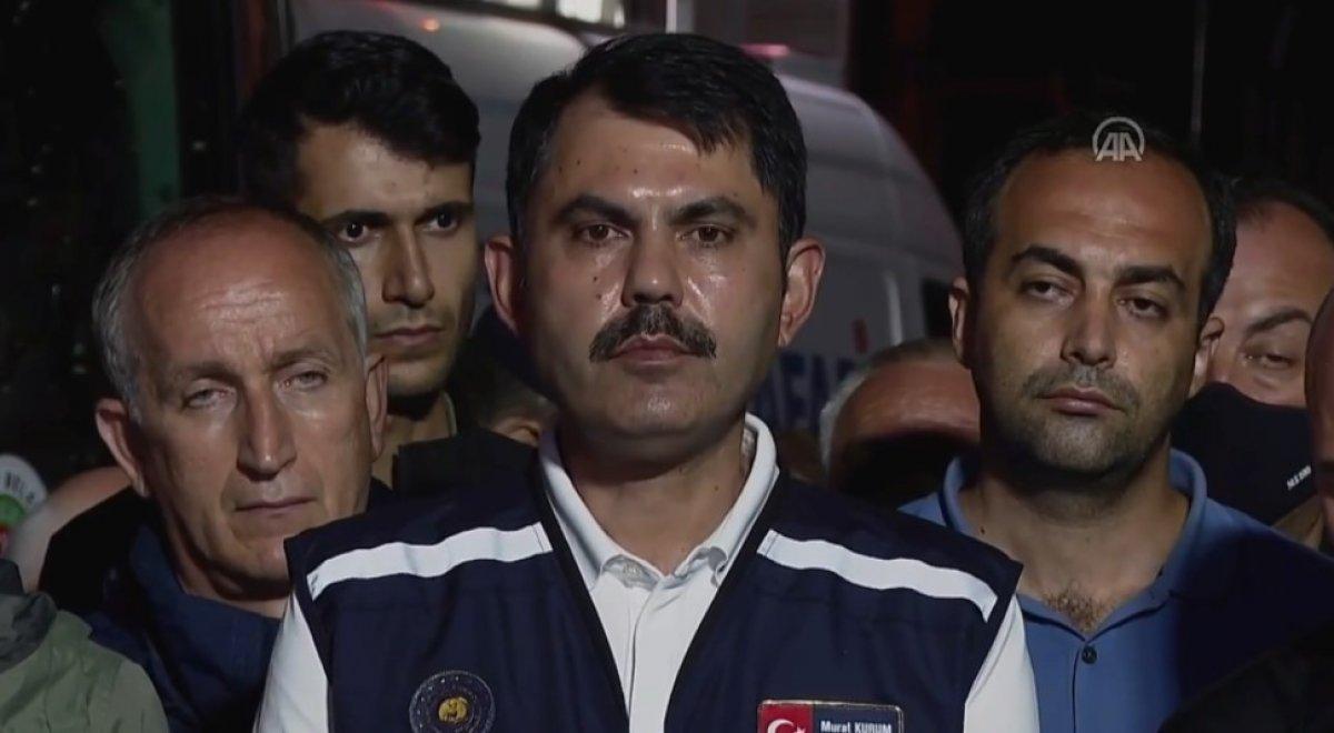 Bakan Murat Kurum: Selden etkilenen 454 bina var