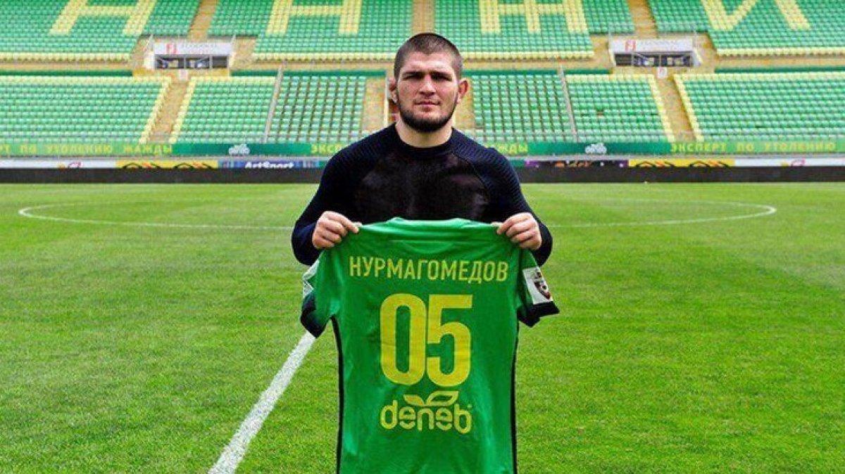 Khabib Nurmagomedov'un futbol hayali gerçek oldu