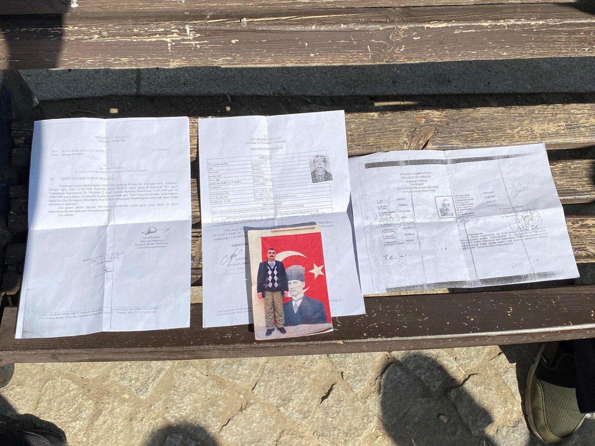 Diyarbakır'da askerden firar eden şahsa 'vatansız' belgesi verildi