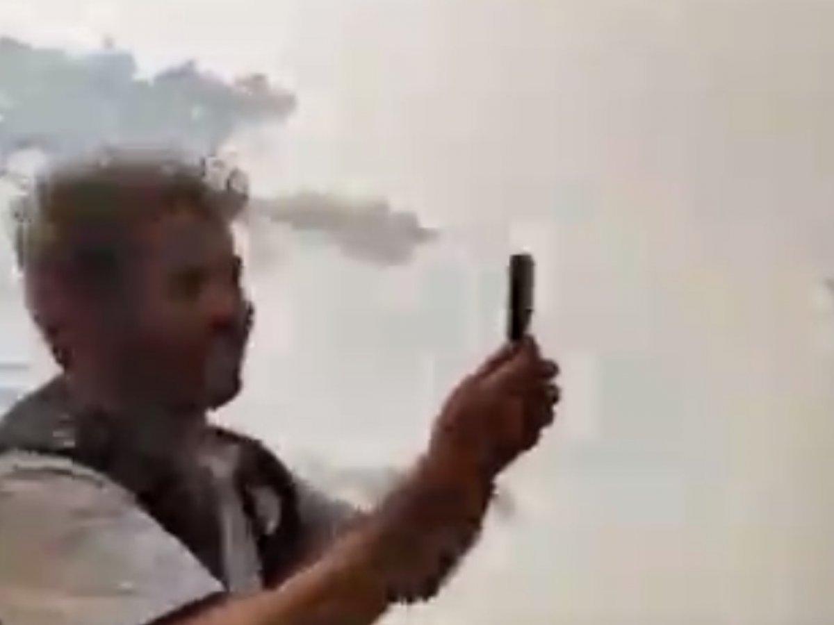 Ormancının TOMA sevinci: Cennetten mi düştünüz