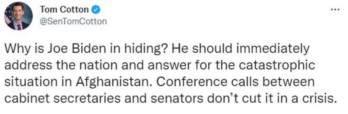 Cumhuriyetçilerin, Joe Biden tatilde iddiası