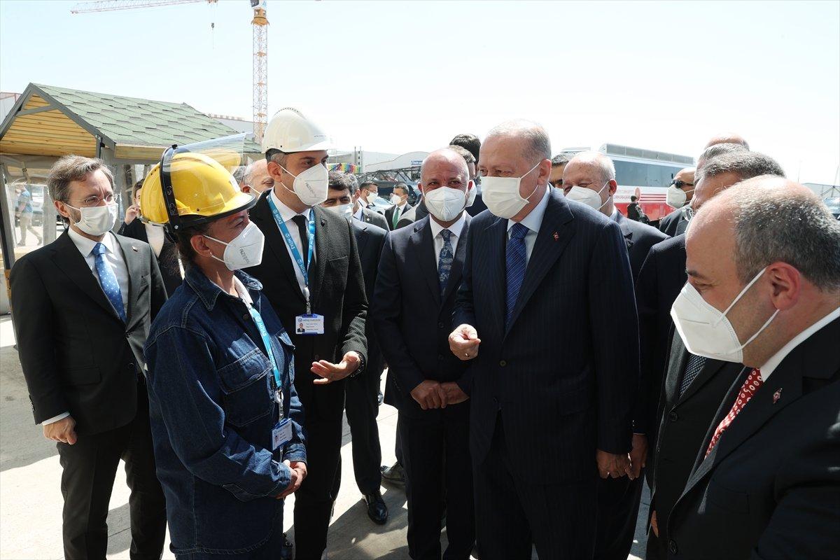 Cumhurbaşkanı Erdoğan, 26 yeni fabrikanın açılışına katıldı