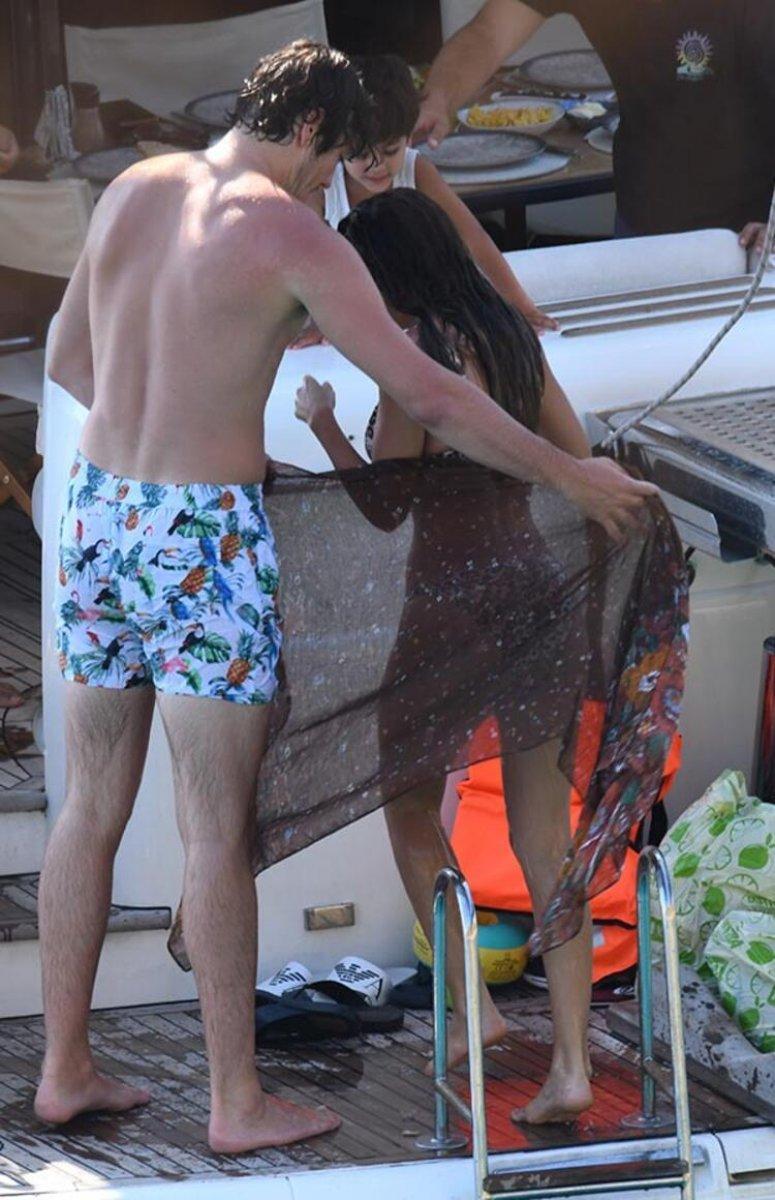 Ebru Şahin ve Cedi Osman'ın tekne tatili