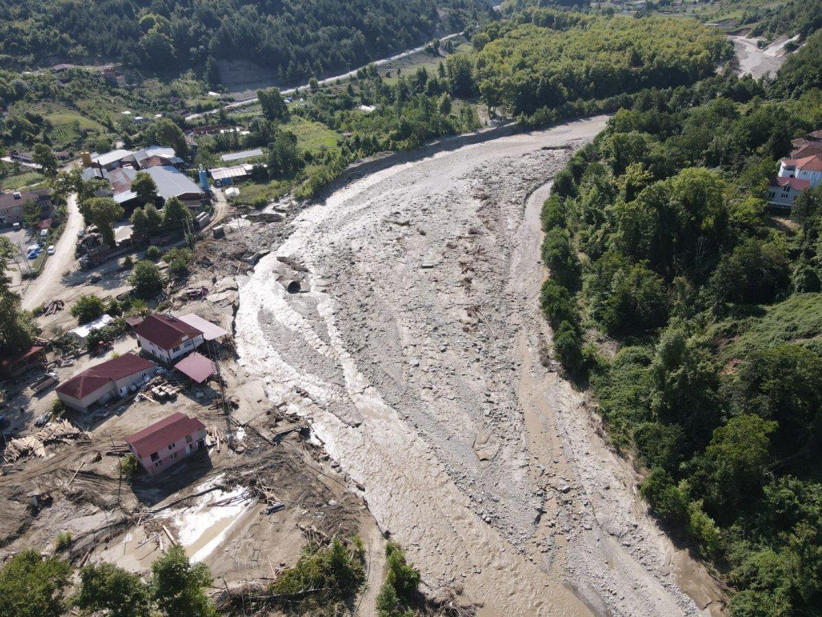Türkeli'de sular çekilince felaketin boyutu ortaya çıktı
