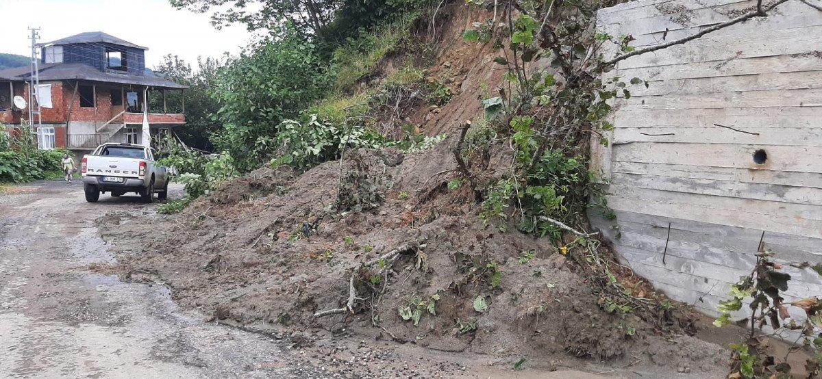 Ordu’da 7 günlük yağışta 671 heyelan