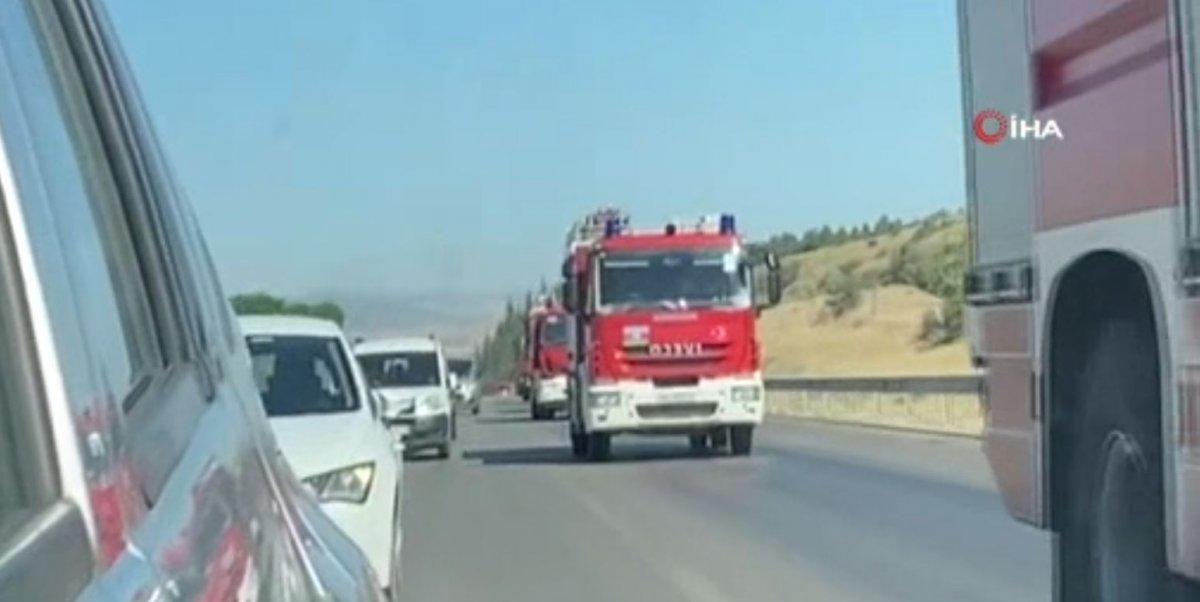 Azerbaycanlı itfaiyeciler dönüş yoluna geçti