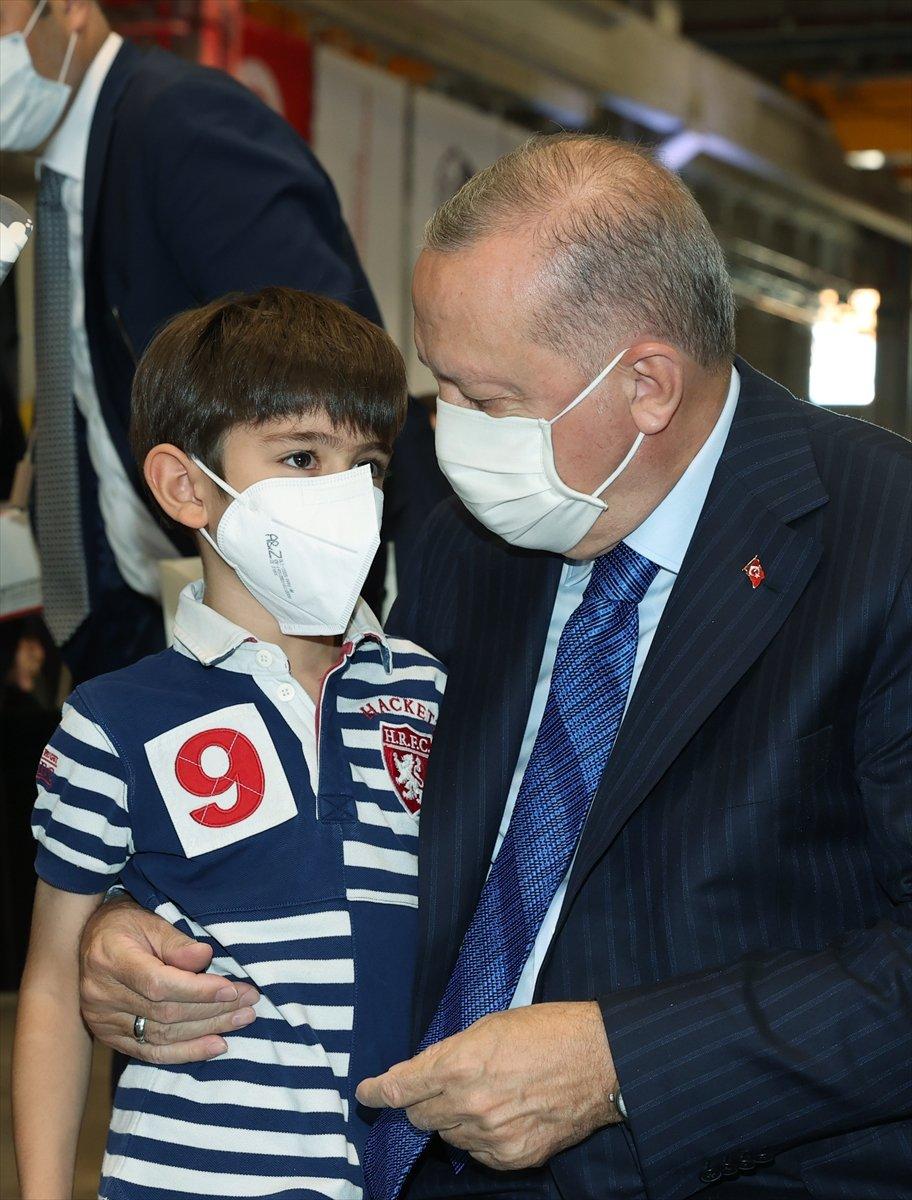 Cumhurbaşkanı Erdoğan, 26 yeni fabrikanın açılışına katıldı
