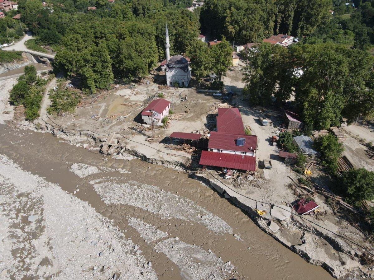 Türkeli'de sular çekilince felaketin boyutu ortaya çıktı