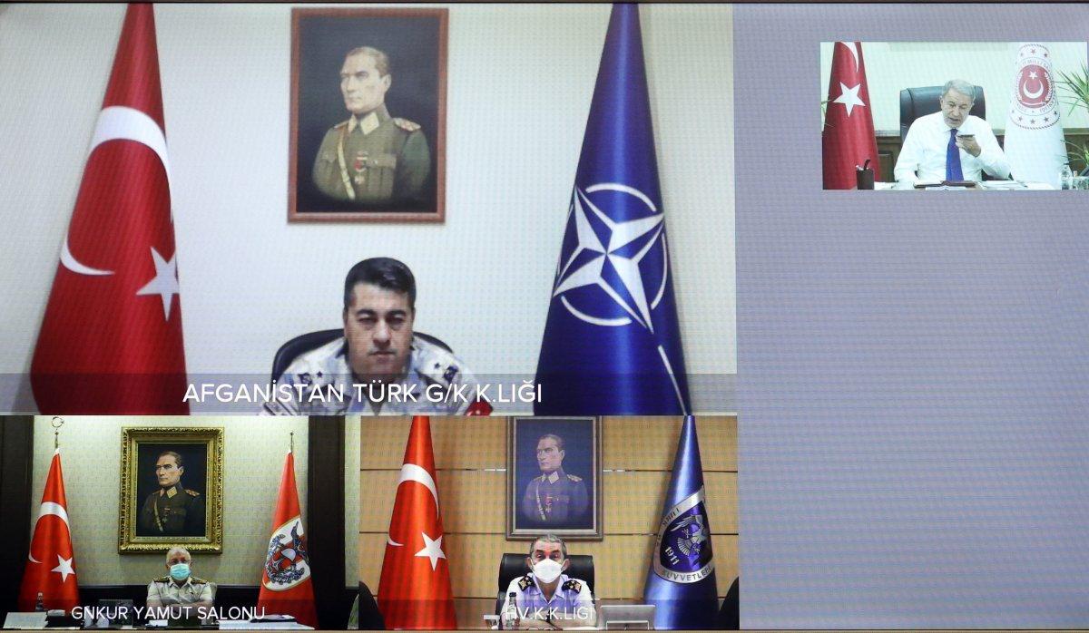 Milli Savunma Bakanlığı’nda 'Afganistan' toplantısı