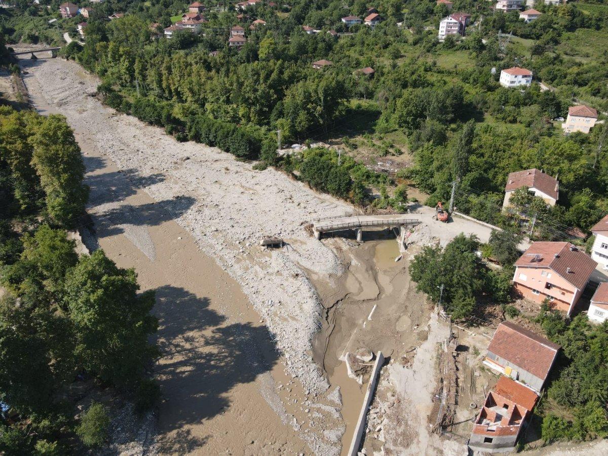 Türkeli'de sular çekilince felaketin boyutu ortaya çıktı