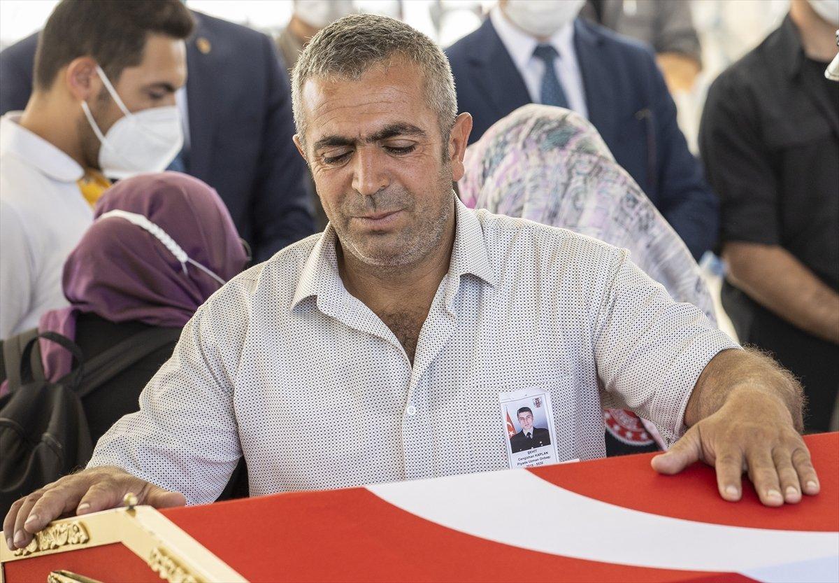 Ankara'da şehit Cengizhan Kaplan, son yolculuğuna uğurlandı