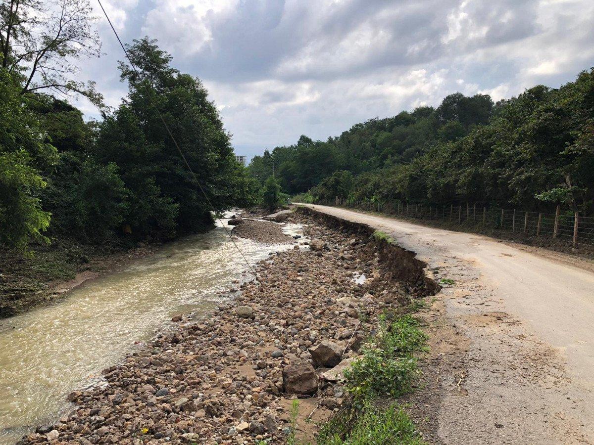 Ordu’da 7 günlük yağışta 671 heyelan