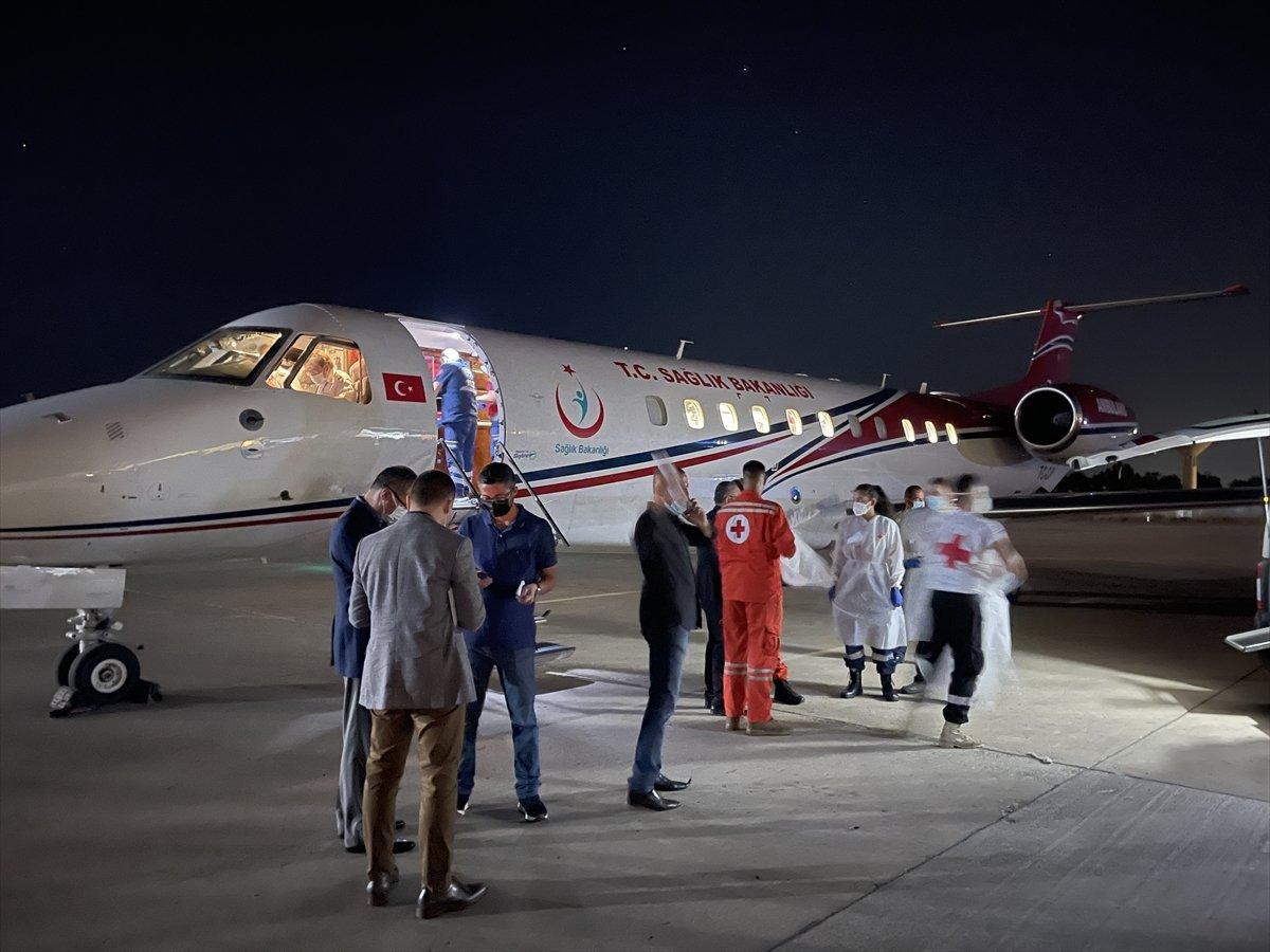 Lübnan'daki 4 yaralı Türkiye'ye getirildi