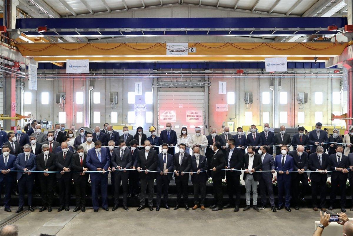 Kaynak ustası Melek, Cumhurbaşkanı Erdoğan ile kaynak yaptı