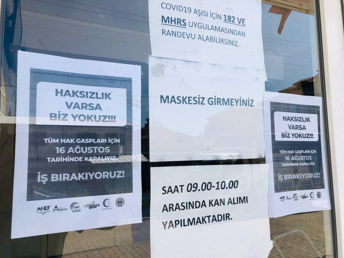 Sakarya’da aile hekimleri iş bıraktı