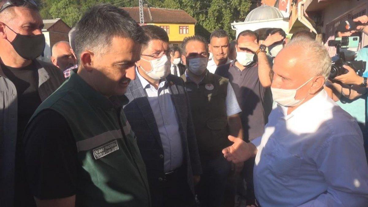 Bartın'da selden kurtulan yaşlı adamdan Bekir Pakdemirli'ye: Çok gururluyum