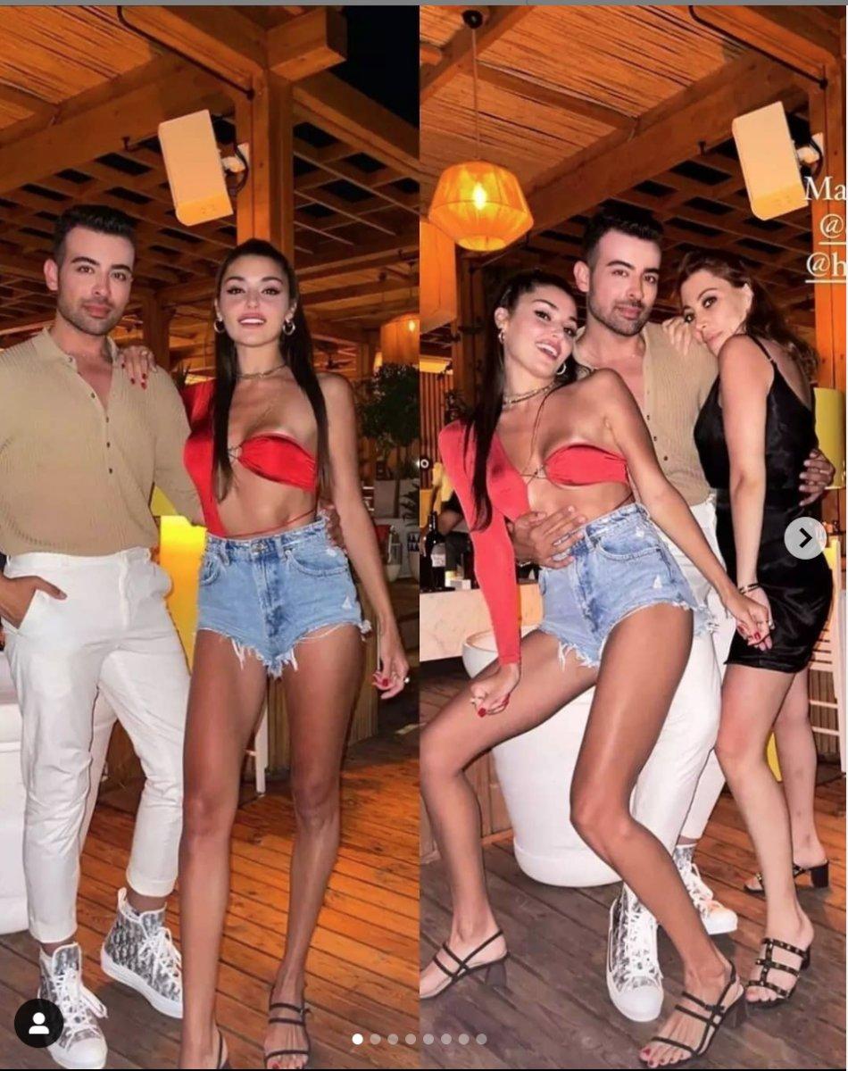 Hande Erçel'den iddialı kıyafet