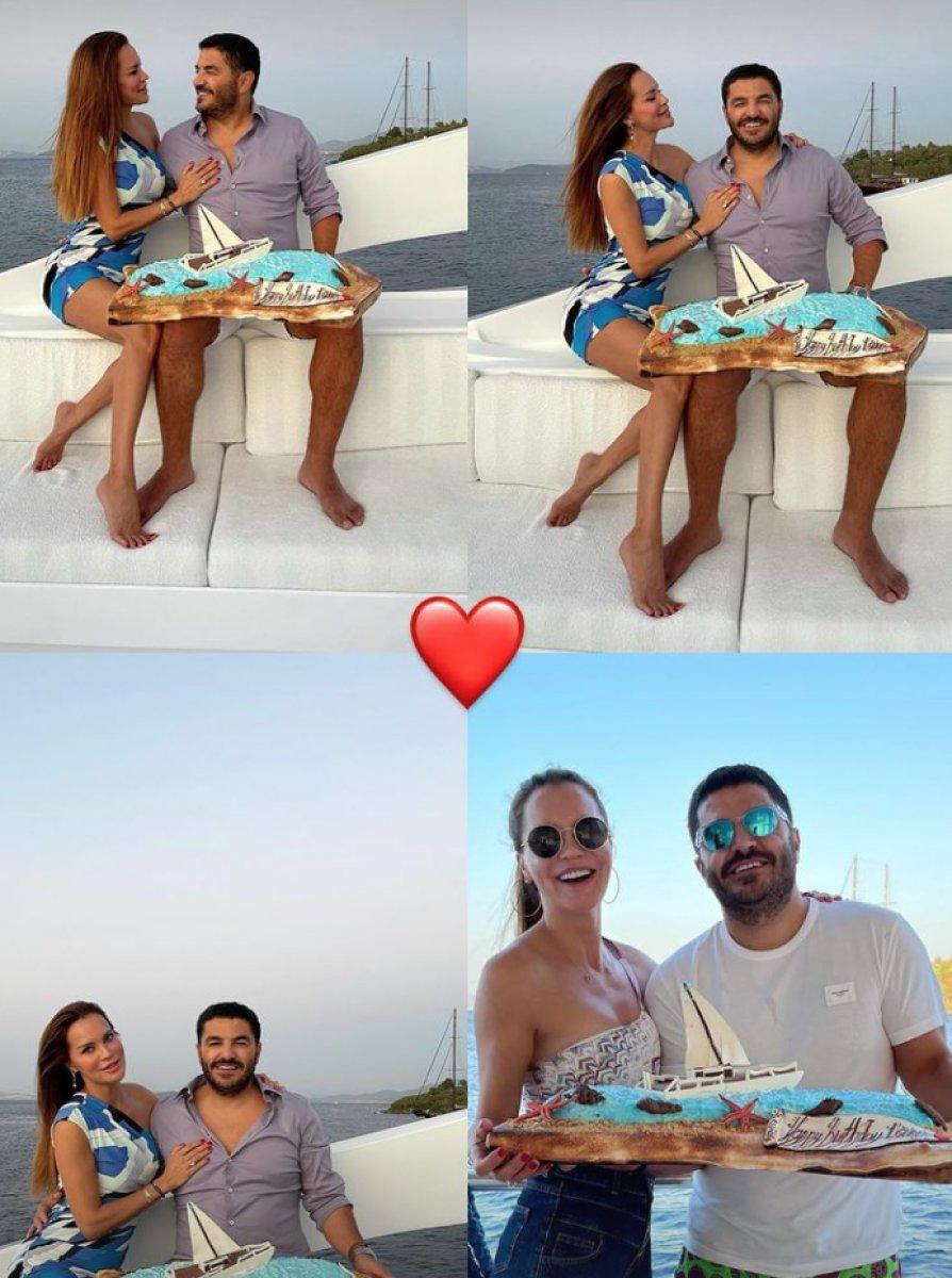 Ebru Şallı'dan Uğur Akkuş'a sürpriz kutlama