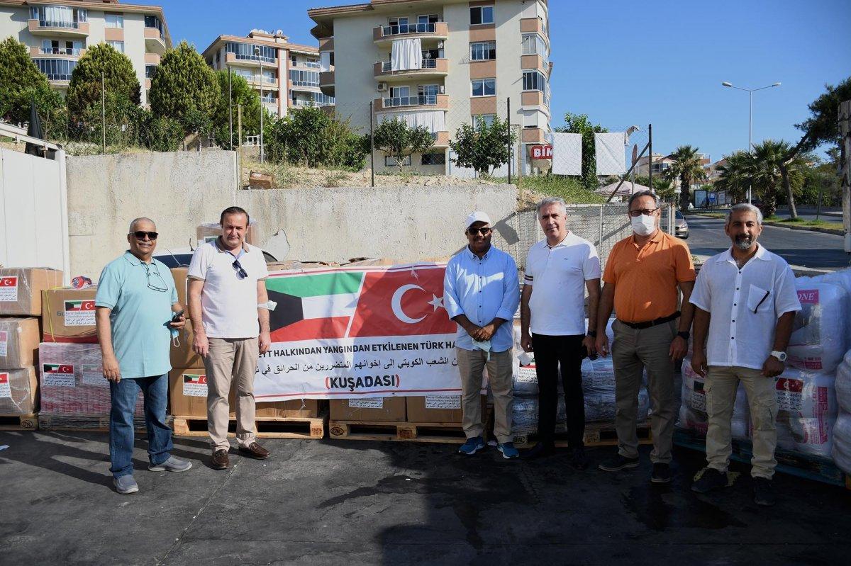 Aydın'daki Kuveytliler, sel felaketi sonrası Kastamonu'ya yardım eli uzattı