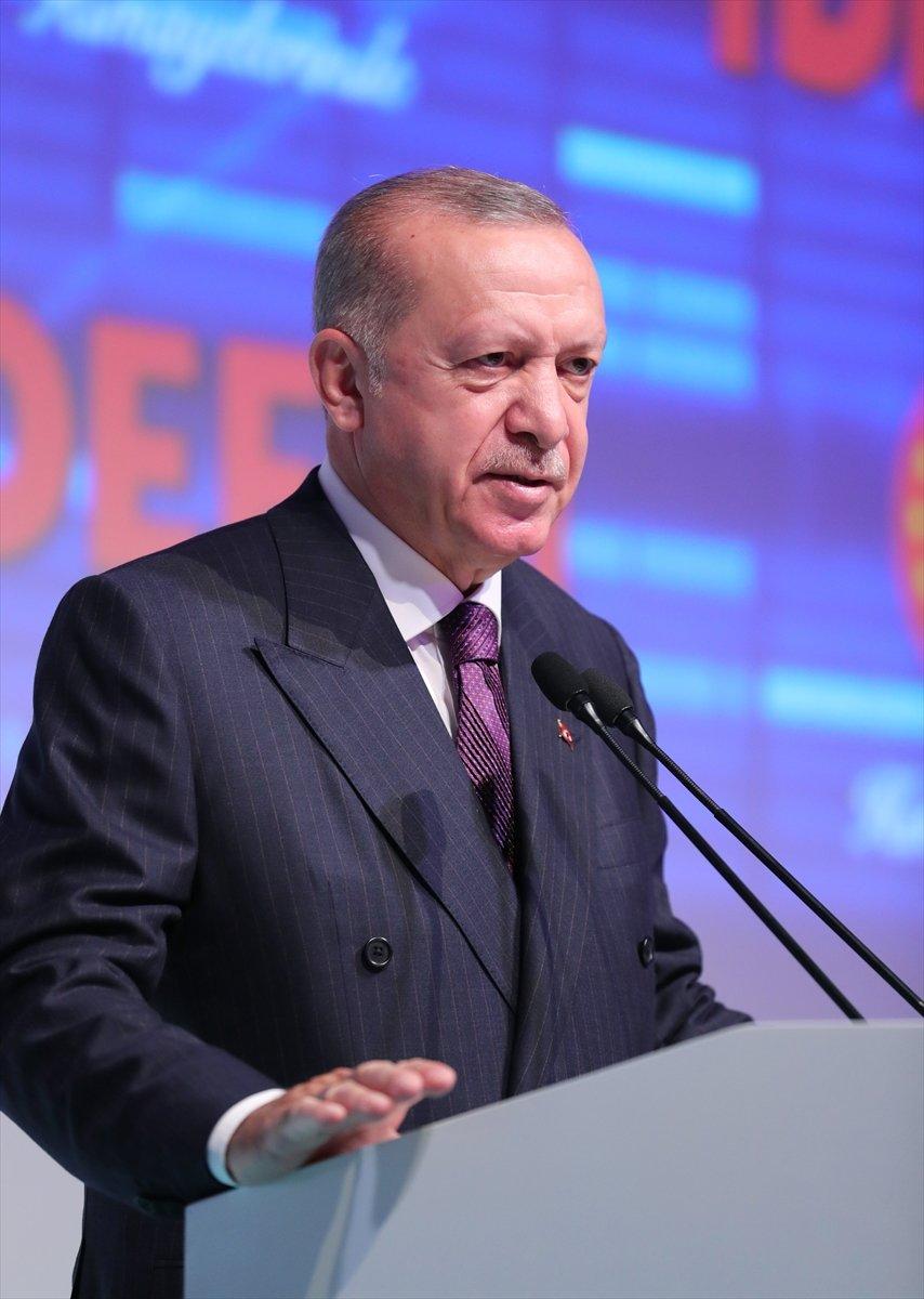 Cumhurbaşkanı Erdoğan, Türkiye'nin savunma sanayisindeki felsefesini açıkladı