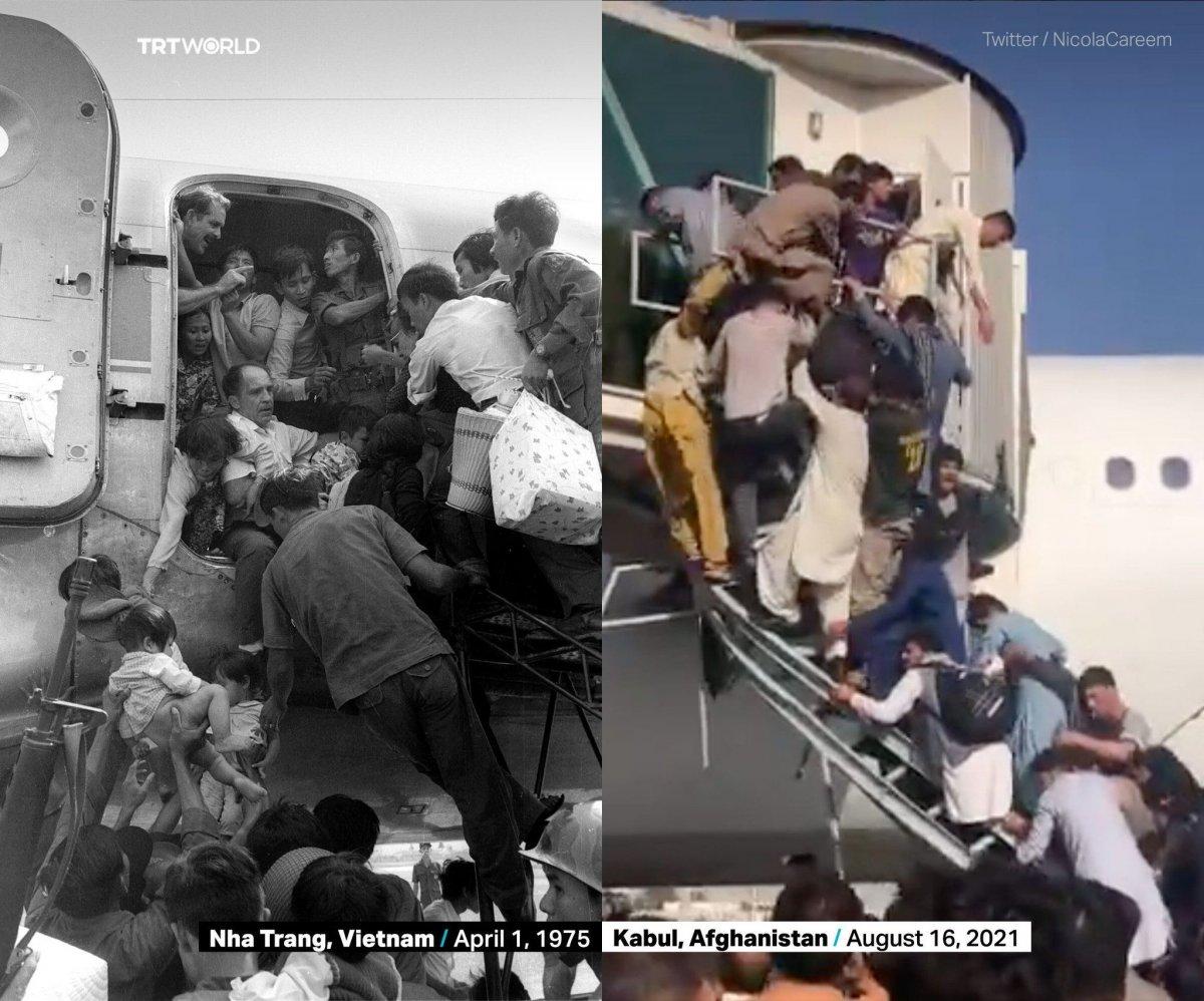 Kabil'de yaşanan izdiham, Vietnam'ı hatırlattı