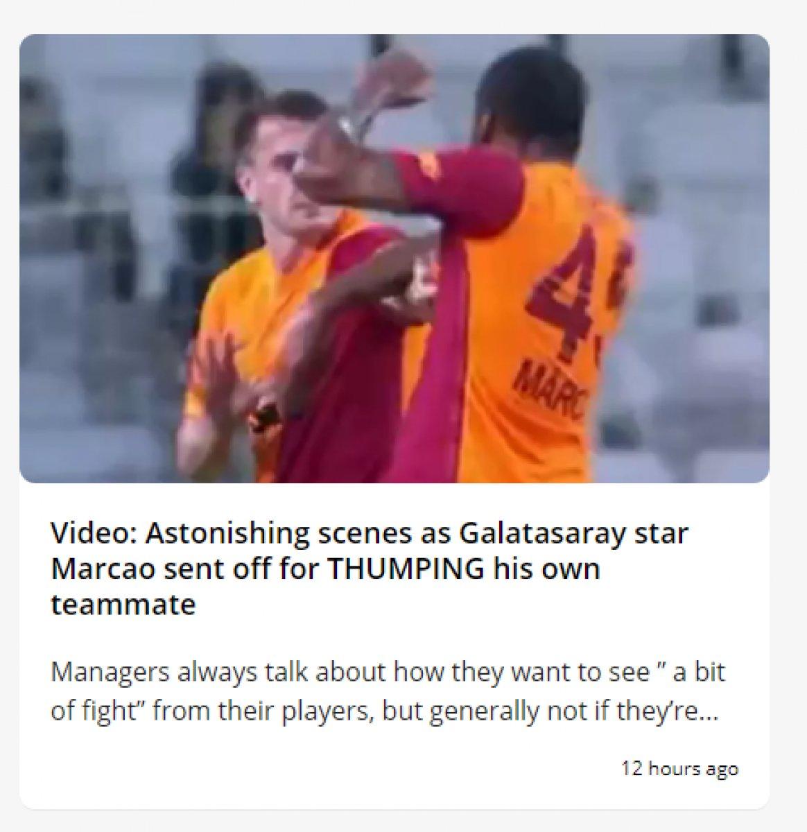 Marcao'nun Kerem Aktürkoğlu'na saldırısı dünya basınında