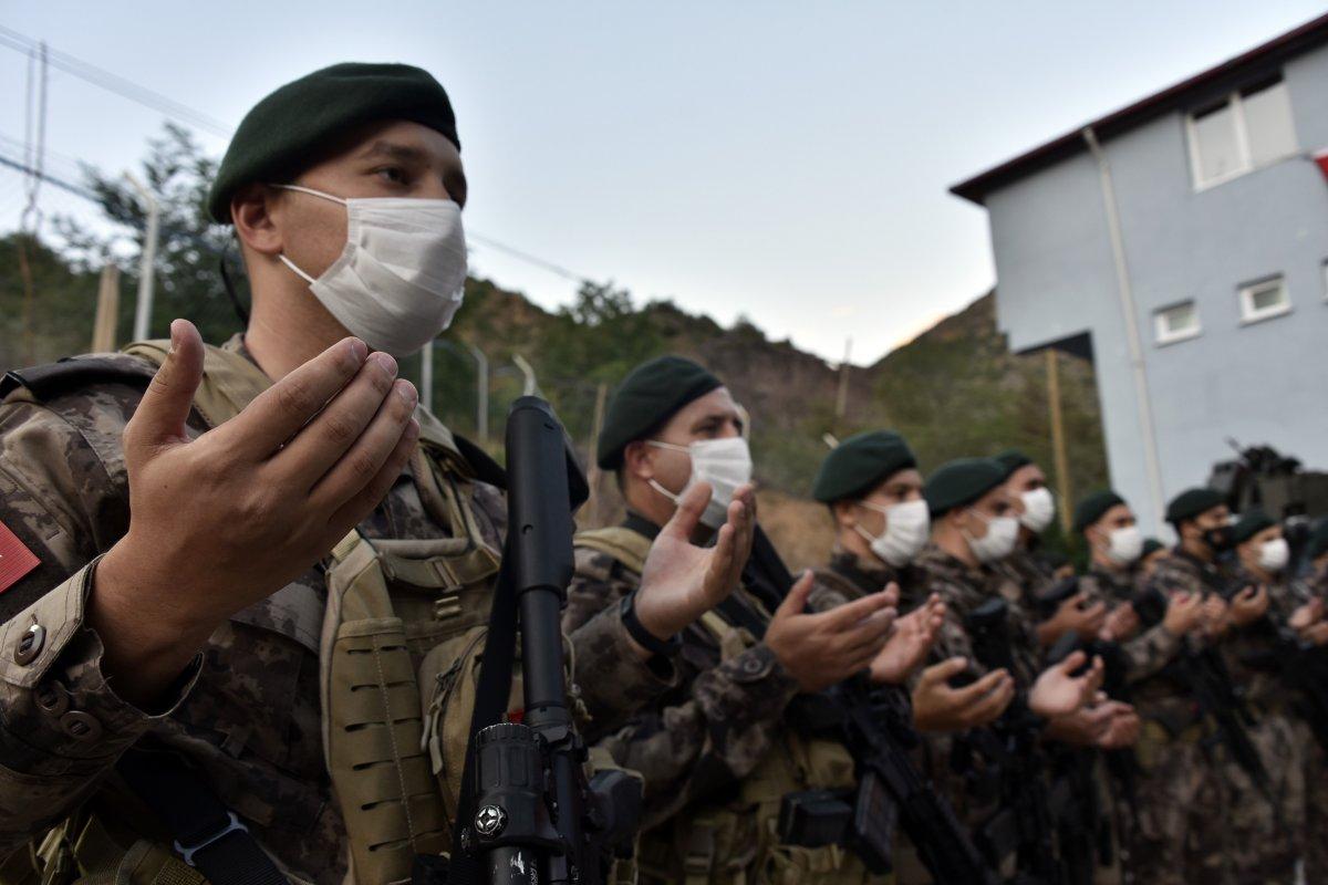 Gümüşhane'de Suriye’de görev yapacak PÖH’ler dualarla uğurlandı