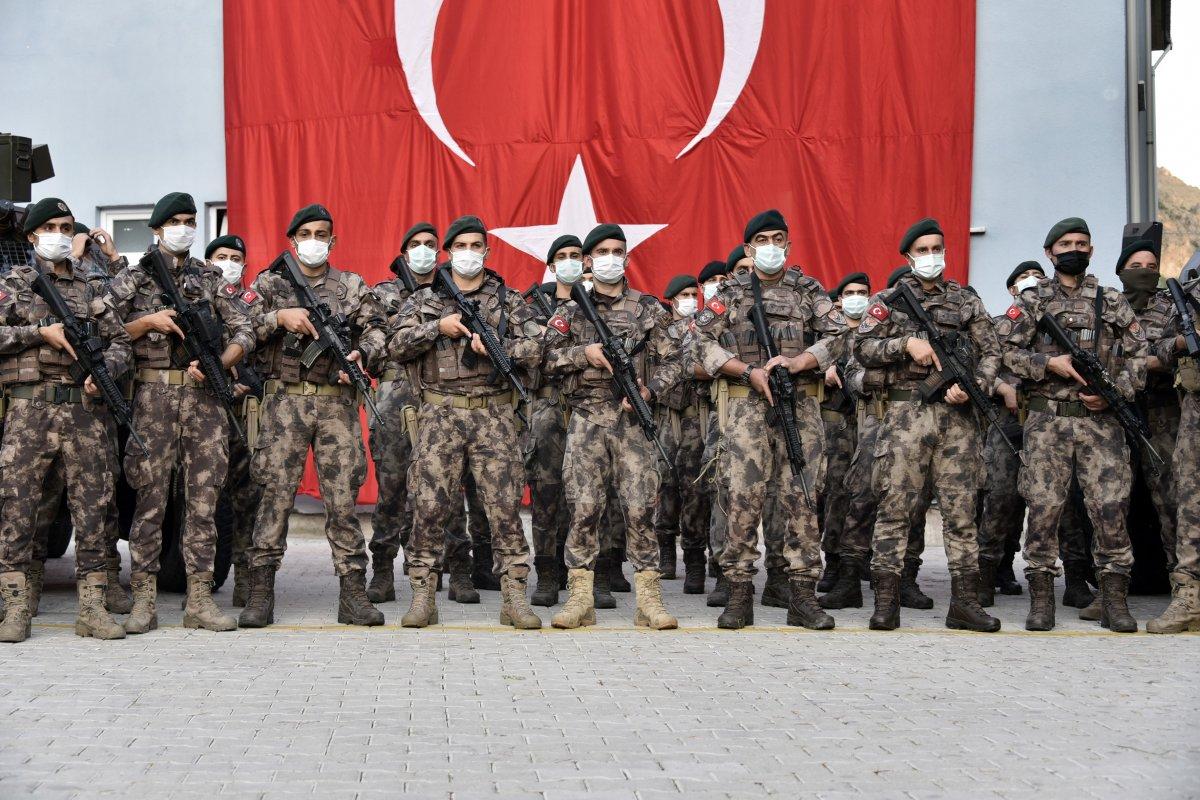 Gümüşhane'de Suriye’de görev yapacak PÖH’ler dualarla uğurlandı