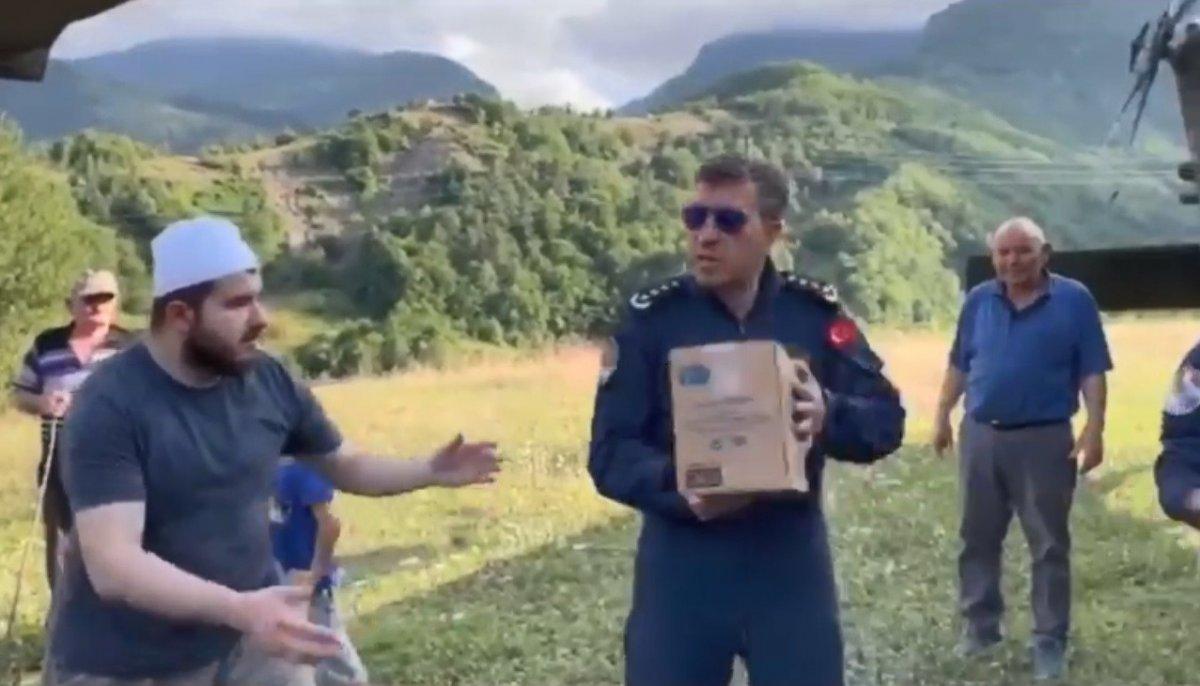 Sinop'ta pilotun örnek davranışı büyük takdir topladı