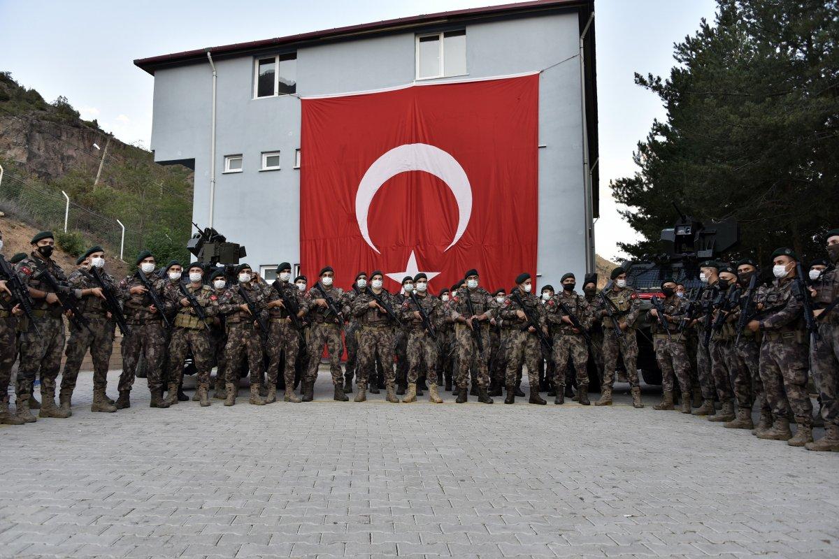 Gümüşhane'de Suriye’de görev yapacak PÖH’ler dualarla uğurlandı